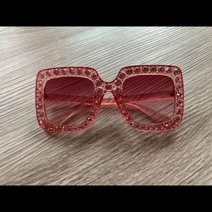 Pink/ crystal shades